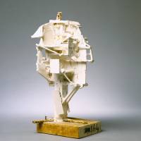 Constructie portret Albert Termote, 1988, gips, collectie Museum de Fundatie, Zwolle en Heino/Wijhe