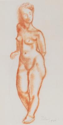 Naaktstudie (Truus Trompert), 1946, tekening, particuliere collectie